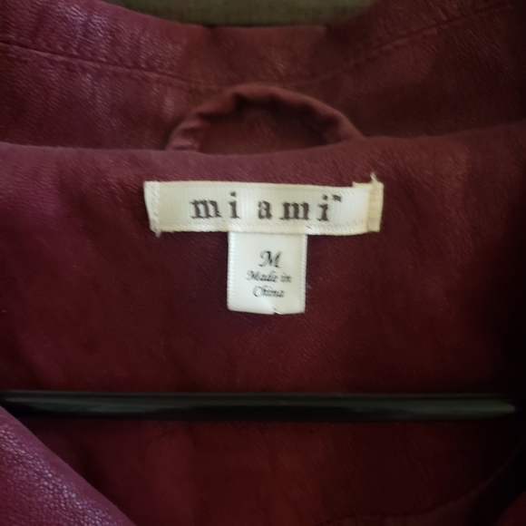 NWOT Maroon Jacket size M - Picture 8 of 14